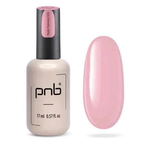 028 UV/LED Strong iron gel PNB, Nude Harmony 17 ml.