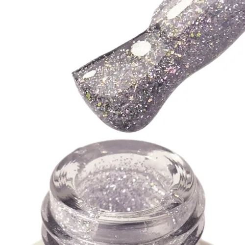 029 UV/LED Strong iron gel PNB, Silver Galaxy 17 ml.