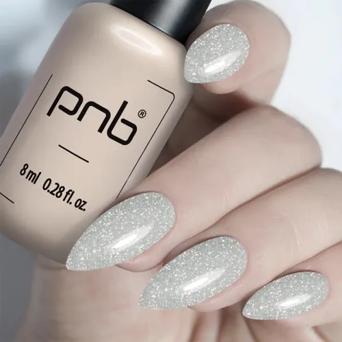 029 UV/LED Strong iron gel PNB, Silver Galaxy 17 ml.