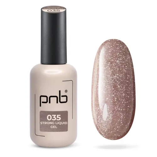 035 UV/LED Strong Liquid gel PNB, Golden Latte 17 ml.