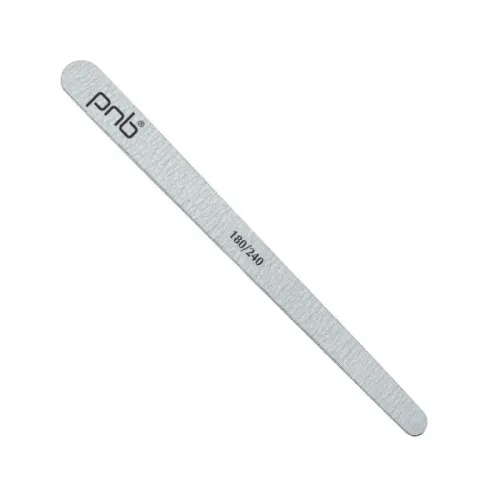  14. Nail File PNB 180/240 Grey Wood, drop form, narrow