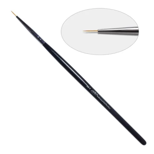 1D. Design brush round 00-s PNB, nylon/ Nail Art Brush round 00-s, nylon