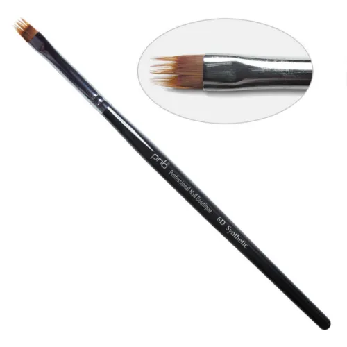 6d. Ombre design brush 6-s PNB, nylon/ Nail Art Brush fork 6-s, nylon