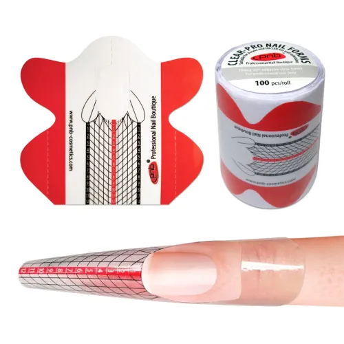 Forms Clear-Pro transparent, PVC-plastic 100 pcs/roll PNB