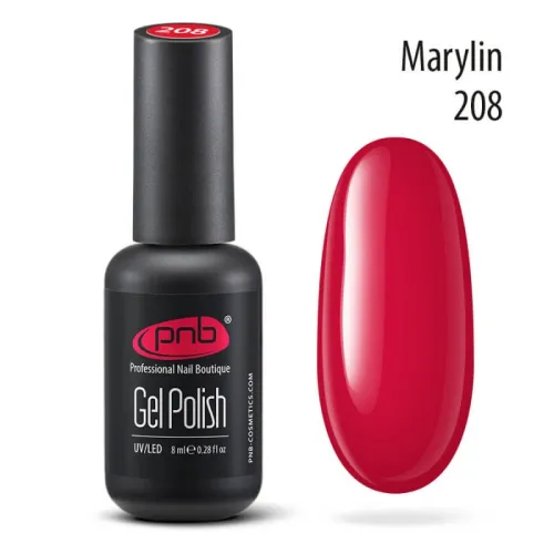 Gel nail polish PNB 208, 8 ml.