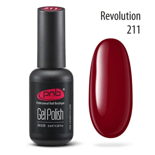 Gel nail polish PNB 211, 8 ml.