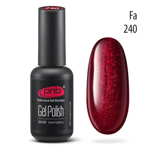 Gel nail polish PNB 240, 8 ml.
