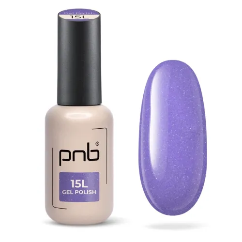 Gel nail polish PNB Lavender Glow 15L (limited edition), 8 ml.