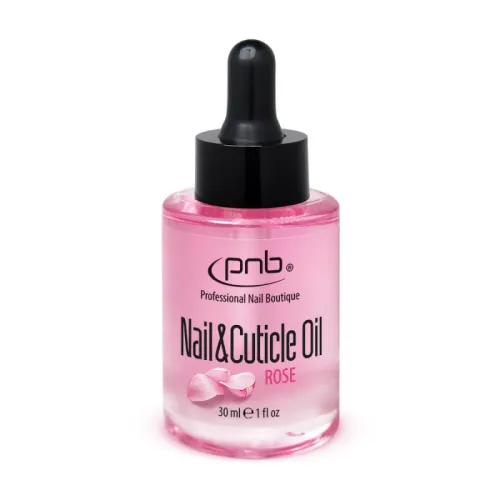 Nail&Cuticle Oil, Rose PNB / Масло по уходу за ногтями и кутикулой PNB, с ароматом розы 30 мл