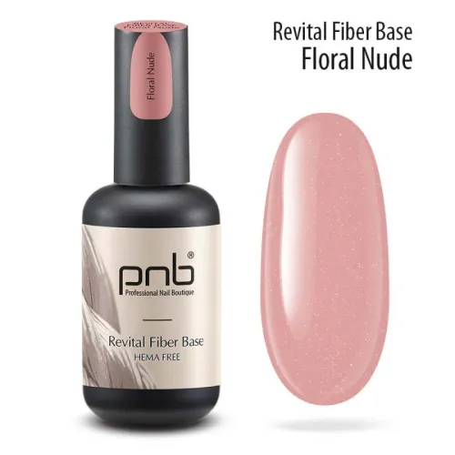 Revital Fiber Base PNB, Floral Nude, HEMA Free, 17 ml.