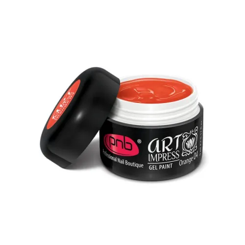 UV/LED Art Impress gel paint 04 PNB, orange, 5 g