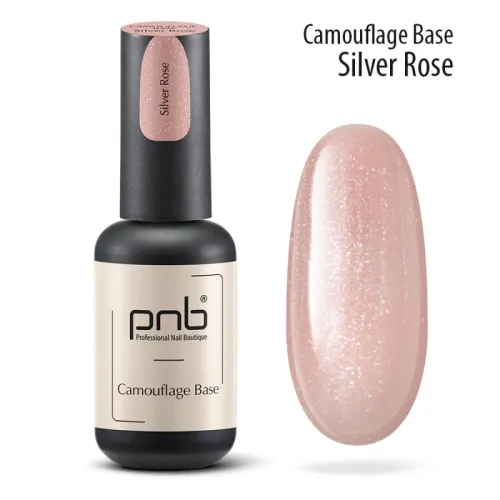 UV/LED Camouflage Base PNB Silver Rose, 8 ml.