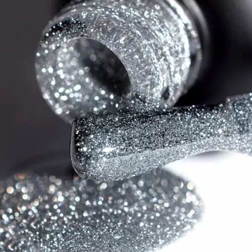 UV/LED Gel Polish SHOCK EFFECT 01 Silver PNB 8 ml 