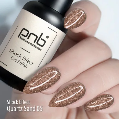 UV/LED Gel Polish SHOCK EFFECT 05 Quartz Sand PNB 8 ml 