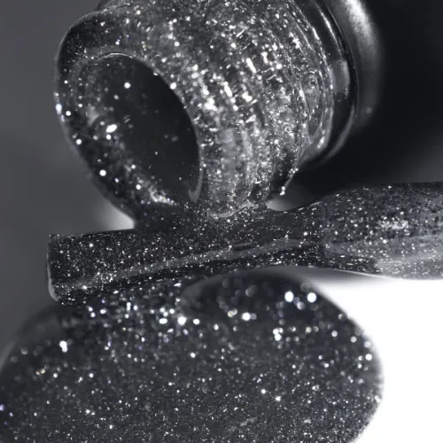 UV/LED Gel Polish SHOCK EFFECT 09 Crystal Black PNB 8 ml.