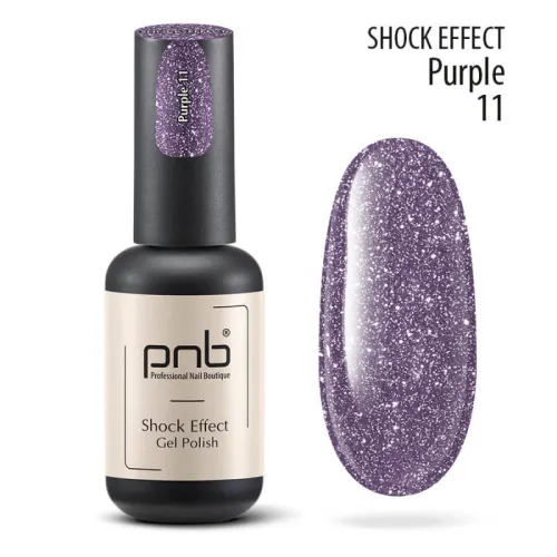 UV/LED Gel Polish SHOCK EFFECT 11 Purple PNB 8 ml.