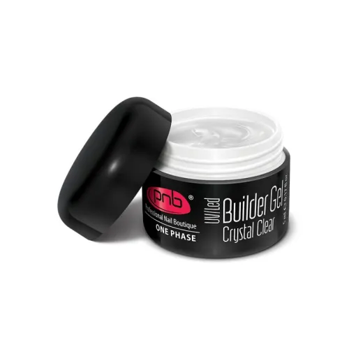 UV/LED One Phase Builder Gel PNB, Сrystal Clear 5 ml. 