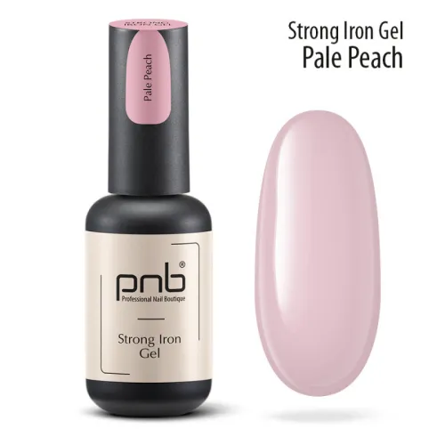 UV/LED Strong iron gel PNB, pale peach 8 ml.