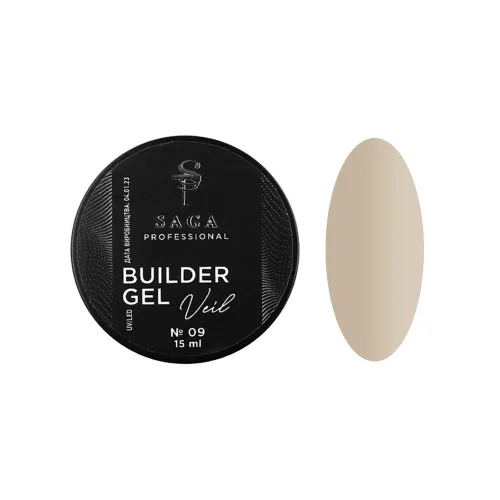 SAGA Builder Gel Veil 30 ml No. 09