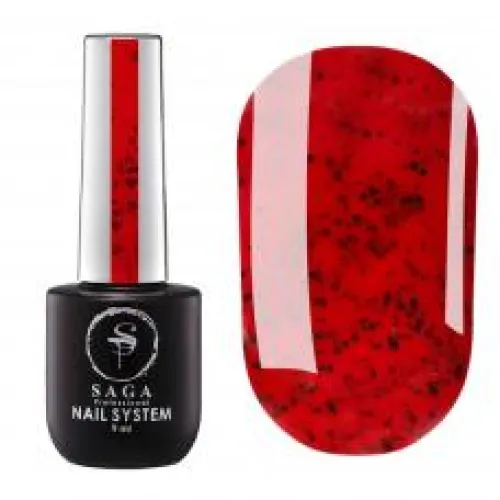 SAGA gel polish Black Snow 9 ml No. 01