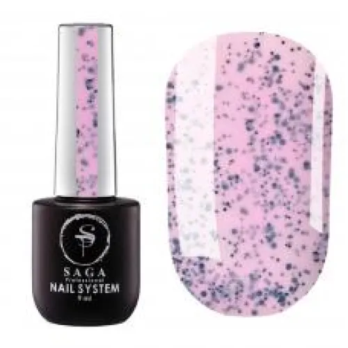 SAGA gel polish Black Snow 9 ml No. 04