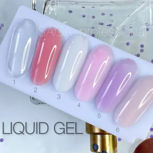 SAGA Liquid Gel 15 мл 01 (прозрачный)