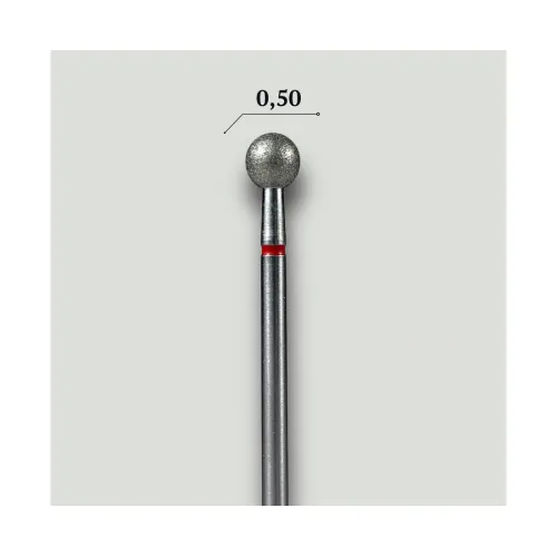 SAGA Nail Drill Bit Ball (red, 050) 008