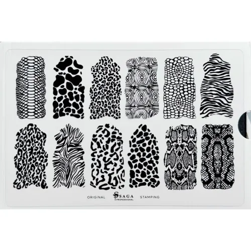SAGA Professional Stamping plate No. 04 "Skin"