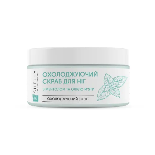 Cooling foot scrub with menthol and peppermint oil Shelly 200 g