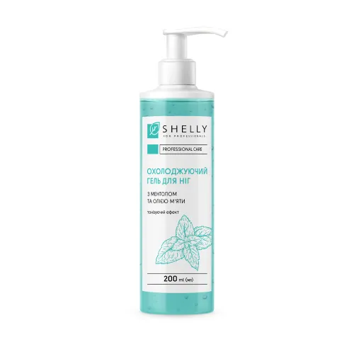 Cooling gel for feet with menthol and mint oil 200 ml Shelly