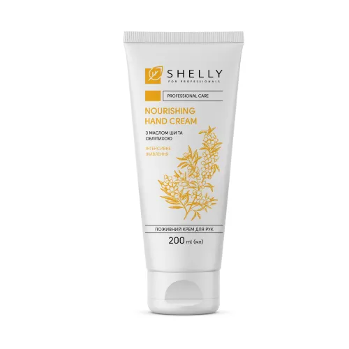 Nourishing hand cream with shea butter and sea buckthorn Shelly 200 ml