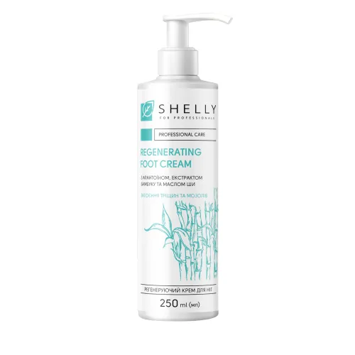 Regenerating foot cream with allantoin, bamboo extract and shea butter Shelly 250 ml