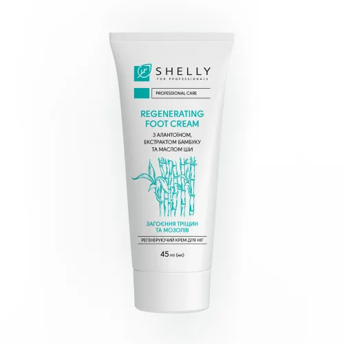 Regenerating foot cream with allantoin, bamboo extract and shea butter Shelly 45 ml