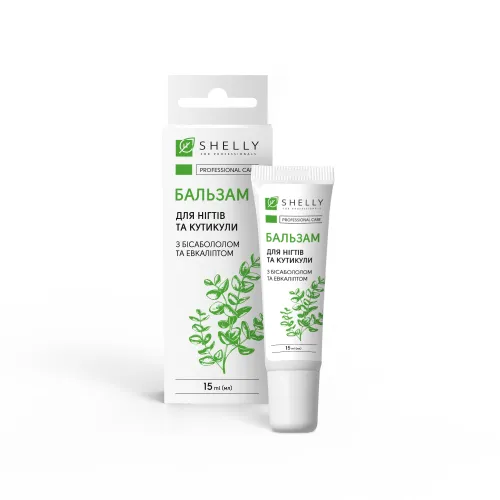 Strengthening nail balm with bisabolol and eucalyptus Shelly 15 ml