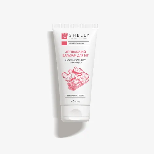 Warming foot balm with ginger extract and cinnamon Shelly 45 ml