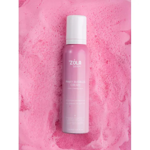 ZOLA SKIN Pinky Bubbles Cream Foaming Cleanser 150 ml