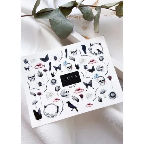 Nail Sticker 0001 (ce-01) SOVADECOR
