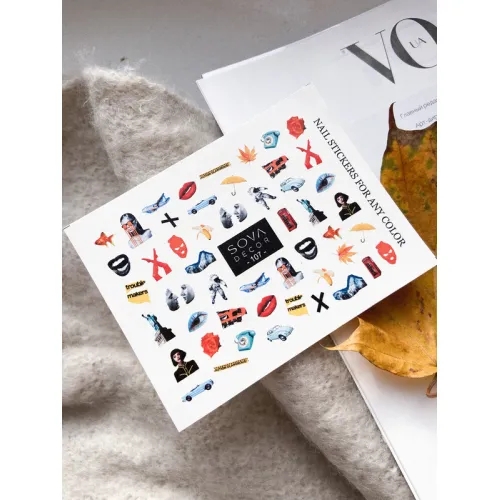 Nail Sticker 107 SOVADECOR