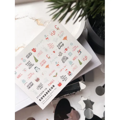 Nail Sticker 119 SOVADECOR