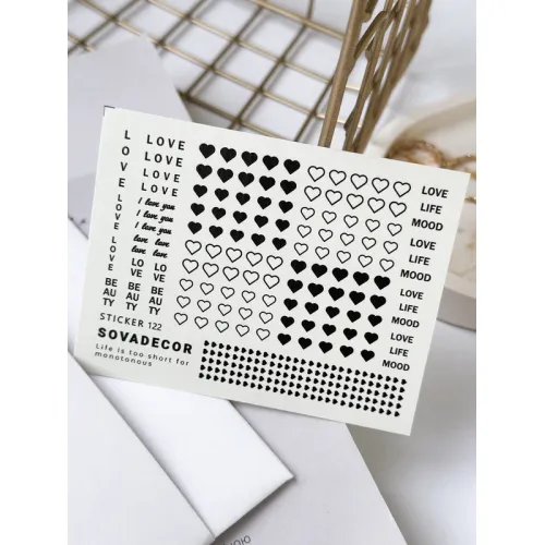 Nail Sticker 122 SOVADECOR