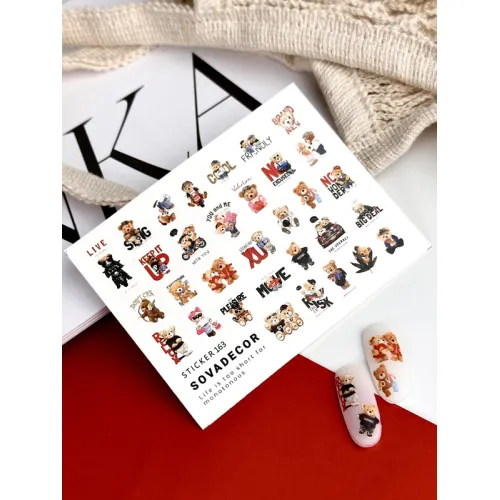 Nail Sticker 163 SOVADECOR