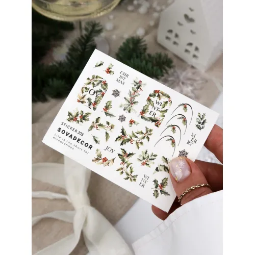 Nail Sticker 203 SOVADECOR