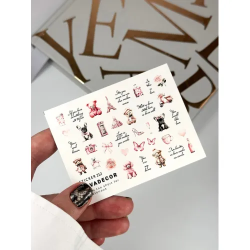 Nail Sticker 212 SOVADECOR