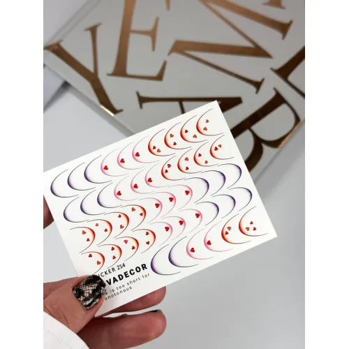 Nail Sticker 214 SOVADECOR