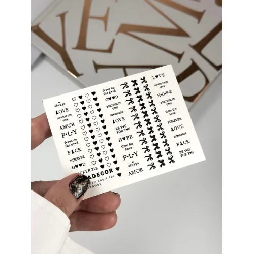 Nail Sticker 218 SOVADECOR