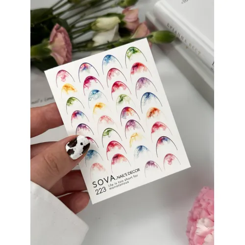 Nail Sticker 223 SOVADECOR