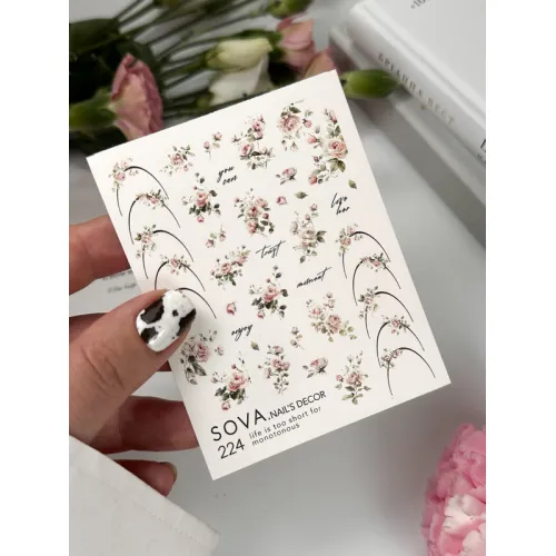 Nail Sticker 224 SOVADECOR
