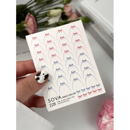 Nail Sticker 228 SOVADECOR