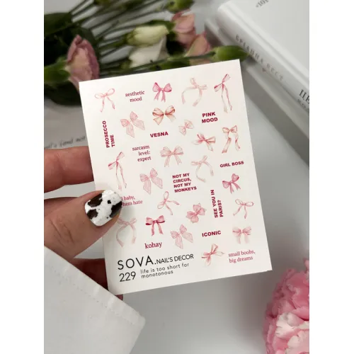 Nail Sticker 229 SOVADECOR