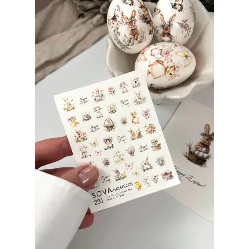 Nail Sticker 231 SOVADECOR